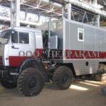 Каротажный подъемник (лаборатория гис) шасси Камаз 43114