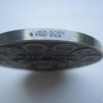 Серебряная настольная памятная медаль &ampampquot50 лет ссс